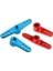 2set 25T Alüminyum Rc Futaba Savox Için Servo Kol Korsası Xcore Hl Hsp Hd Güç Rc Araçları Kırmızı ve Mavi (Yurt Dışından) 2
