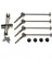 4pcs Wltoys Için Metal Milini ve Tekerlek Somunu 144001 144010 124007 124016 124019 124018 Rc Araba Yükseltme Parçaları Gümüş (Yurt Dışından) 1
