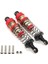 4pcs Metal Yağ Şoku Emici Damper Wltoys 144001 144010 124007 124016 124017 124018 1240190 Rc Araba Parçaları Kırmızı (Yurt Dışından) 2