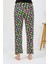 Kadın Penye Smile Desenli Tek Alt Pijama 5