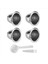 Nespresso Için 4pcs Paslanmaz Çelik Doldurulabilir Kahve Kapsülü Kahve Filtresi Yeniden Kullanılabilir Kahve Pod Yeniden Kullanılabilir Kafe Makinesi Dıy (Yurt Dışından) 2