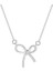 Kadınlar Için 999 Ayar Gümüş Fiyonk Kolye, Gümüş Halat Köprücük Kemiği Zinciri (Yurt Dışından) 1