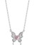 Kadınlar Için 999 Ayar Gümüş Kelebek Zirkonyum Kolye, Köprücük Kemiği Zinciri (Yurt Dışından) 1