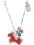 Kırmızı Akik At Kolyesi, Kadın Köprücük Kemiği Zinciri, 925 Ayar Gümüş Kolye Ucu. (Yurt Dışından) 1