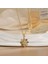 Yeni Kıdemli Işık Duygusu Lüks Mikro Set Zirkonya Bakır 18 Ayar Altın Kaplama Kolye Kolye Köprücük Kemiği Zinciri Takı ile Kadın Moda (Yurt Dışından) 1
