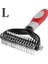 Profesyonel Köpek Fırçası Evcil Saç Çıkarma Köpek Tımarlama Tarağı Saçları Çıkarır Kedi Köpekler Hayvan Saç Fırçası Köpek Aksesuarları Evcil Hayvan Ürünleri Renk: L Kırmızı (Yurt Dışından) 1