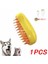 1-3pcs Kedi Tarak Buhar Fırçası, Masaj Için Elektrikli Püskürtücü Forcat Pet Tımar Aleti 3'ü 1 Elektrik Spreyinde Dökülme Masaj Tarakları Renk: 1pcs-Sarı (Yurt Dışından) 1