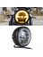Cafe Racer Için Evrensel 6,3 Inç 35W LED Far Yüksek Düşük Işın Yuvarlak Far, Sarı Işık (Yurt Dışından) 4