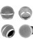4pcs Mikrofon Grille Yedek Mikrofon Mikrofon Kafa Grill Head Montaj Kablolu Kablosuz Mikrofon Aksesuarları SM58 Için (Yurt Dışından) 5