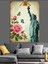 Özgürlük Heykeli, Gül ve Kelebek Temalı Mektup Kağıdı Dekoratif Kanvas - Mdf Ahşap Tablo 1