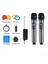WN043 Kablosuz Mikrofon 2 Kanallar Uhf Sabit Frekans Mikrofon Karaoke Profesyonel Kilise Gösteri Toplantısı (Yurt Dışından) 5