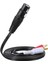 2x 1 5m/ 5ft Stereo Ses Ayırıcı Yama Y Kablo Kordonu 1 Xlr Dişi - 2 Rca Erkek Fiş (Yurt Dışından) 2