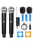 WN58 Professional 2 4g Kablosuz Mikrofon 2 Kanalları Uhf Karaoke Kilisesi Şovu Için Sabit Frekanslı Mikrofon (Yurt Dışından) 3