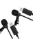 2x Evrensel USB Mikrofon Lavalier Mikrofon Klipsli Bilgisayar Mikrofonu Fişi ve Oudivalectial Mic Oynat (Yurt Dışından) 1