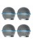 4pcs Mikrofon Izgara Mikrofon Izgara Yedek Mikrofon Bilyalı Kafa Örtüsü BETA58A SM58 PGX24 SLX24 (Yurt Dışından) 1