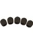 9 Pcs Siyah Sünger Köpük Kapak 5 Pcs Mikrofon Top Sünger Köpük Kapağı ve 2 Çift 60MM Kulak Pedleri Köpük Yastıkları Sennheiser Için Yedek (Yurt Dışından) 5