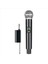 2x Kablosuz Mikrofon Profesyonel Uhf Kayıt Karaoke Handlid 1 Kanal Lityum Pil (Yurt Dışından) 2