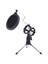 Mikrofon Ön Cam Filtre Kapağı ile Bilgisayar Video Kaydı Için Ayarlanabilir Mikrofon Standı Masaüstü Tripod (Yurt Dışından) 1