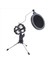 Mikrofon Ön Cam Filtre Kapağı ile Bilgisayar Video Kaydı Için Ayarlanabilir Mikrofon Standı Masaüstü Tripod (Yurt Dışından) 2
