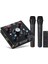 Çift Mikrofon Karaoke Makinesi Bluetooth 5 0 Ses Güç Amplifikatörü Entegre Amp ve U-Disk Oynatıcı Ev Audio Subwoofer (Yurt Dışından) 1
