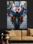 Yüksek Hızlı Spor Motosiklet Dekoratif Kanvas - Mdf Ahşap Tablo 4