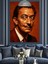 Salvador Dali Bıyık Portre Dekoratif Kanvas - Mdf Ahşap Tablo 1