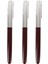 3x Kahraman 616 Çeşme Kalemi Kapşonlu Altın Nib Koyu Kırmızı Namlu Küçük Vintage (Yurt Dışından) 1