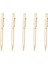 5x Metal Beyin Pen Paslanmaz Çelik Dönen Top Kalem Okul Ofisi Parlak Yazma Noktası 1 0mm (Altın) (Yurt Dışından) 1