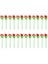 24 Adet Doldurulmuş Gül Çiçek Tükenme Kalemleri Gül Kalemleri Güvenilir Güller Peluş Buket Kalemleri (Yurt Dışından) 1