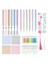 20PCS Incil Çalışma Malzemeleri Dergi Kiti Estetik Pastelhights Pens Sekmeleri Kadınlar Için Yer Ihmleri Genç Okul Aksesuar (Yurt Dışından) 1