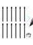Wacom Için Standart Kalem Nibs 12 Pcs Siyah Yedek Doldurma Kalem Wacom Induos Pro Wacom Imobilesdudio Pro (Yurt Dışından) 2