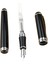 Jinhao 1pcs X750 Deluxe Siyah Çeşme Kalem Orta Nıb &amp 1 Pcs Klasik Gümüş Ct Çeşme Kalemi Pürüzsüz Yazma Kalemi (Yurt Dışından) 4