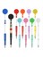 10PCS Boncuk Pens Siyah Mürekkep Beyaz Mürekkep Kalem Dıy Kalem Geri Çekilebilir Rozet Silindir Kalem Öğrenciler Için Öğretmenler Okulu (Yurt Dışından) 1