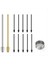 Dikkate Değer 2 Kalem Uç Metal Dikkat Çekici Kalem Uçları Yedek Uçlar/uçlar Doldurma Aksesuarları 12PCS (Yurt Dışından) 1