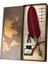 Tüy Kalem ve Mürekkep Seti Vintage Quill Dip Kalemi Yazma Mürekkep Nibs Kit Kaligrafi Yeni Başlayanlar Için Set Leri (Kırmızı) (Yurt Dışından) 1
