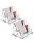 2 Packs Masa Için Akrilik Kartvizit Sahibi Yatay Temiz Iş Adı Kartı Ekran Standı Masa Aksesuarı (2 Yuva) (Yurt Dışından) 5