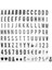104PCS Sinematik Işık Kutusu Değiştirme Harfleri ve Numaraları A4 Işık Up Mektup Kutusu Işareti Mesaj Panosu 65 4X35MM (Led Işık Kutusu Dahil Değil !!) (Renk Siyah) (Yurt Dışından) 1