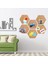 18PCS Hexagon Cork Tahtası Fayans Duvar Not Kartları Için Kendi Yapışkan Kalın Mantarlar Pin Board Dekoratif Bülten Kurulu (Yurt Dışından) 4