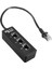 1 Pcs RJ45 Erkek - 3 RJ45 Dişi Port Ağı Genişletici Kablo Splitter &amp 1 Pcs 2 Port RJ45 Ayrıştırıcı Adaptör (Yurt Dışından) 3