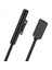 Surface Için 2x Naylon Örgütlü Surface Pro7 Go2 Pro6 5/4/3 Yüzey Dizüstü Bilgisayar Kitabı Için Usb-C Şarj Kablosu (Yurt Dışından) 4
