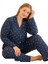 Nuvera Önden Düğmeli Büyük Beden Kadın Pijama Takım Yumuşak Esnek Rahat Şık 3xl–5xl 3