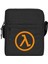 Half Life Logo Omuz Çantası Fermuarlı Siyah Renk 1