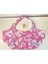 Viscose/polyester Karışım Kumaş Heybe Çanta- Çiçek Desenli 1