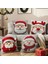 Kardan Adam ve Ren Geyiği Temalı Tek Taraflı Dijital Baskılı Noel Yastık Kılıfları, Cilt Dostu Kanepe Minder Kılıfları, 4 Parçalı Set (Yurt Dışından) 4