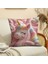 Rainbow My Little Pony Unicorn Yastık Kılıfı, Cilt Dostu Kısa Peluş Kanepe Minderi Kılıfı, Ev Dekorasyonu Yastık 2 Parçalı Set (Yurt Dışından) 2