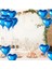 Bfs Metalize Parlak Mavi Kalp Şekilli Uçan Balon Folyo 18 Inç 45 cm 25 Adet 5