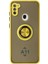 Ieg Samsung Galaxy A11 Kılıf Montreal Yüzüklü Silikon Kapak - Sarı 1
