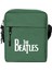 The Beatles Logo Omuz Çantası Fermuarlı Yeşil Renk 1