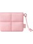 Sevimli Puffy Mini Cüzdan – Suya Dayanıklı, Şeffaf Kart Pencereli, Mıknatıslı Kapatma, Airpods ve Aksesuar Organizeri – Pembe 1