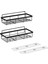 Duş Caddy Raf Organizatör Rafı (2 Pack), Banyo Aksesuarları Kancalı Sepet Rafları, Duvar Montajı Duş Depolama (Yurt Dışından) 1
